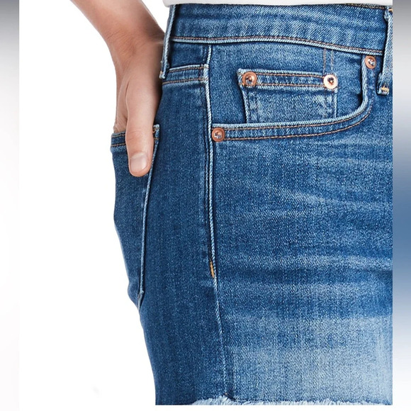 NWT vineyard vines Women's Size 26 Indigo Denim Shorts Cut Off Frayed USA $98 - Picture 4 of 9